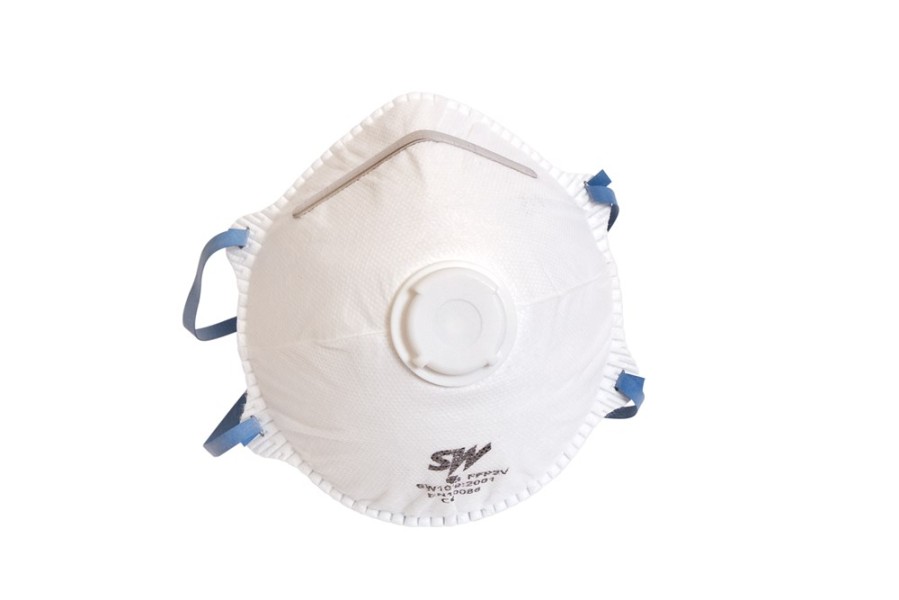 Mondmasker met uitademventiel