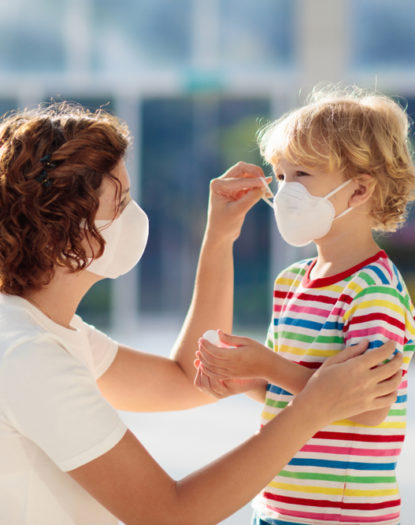 Mondmasker met uitademventiel